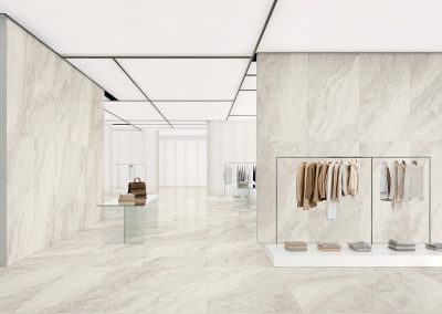 Arctic Ivory Clothing Display