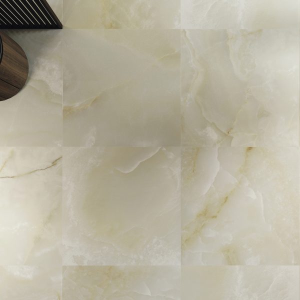 Marmols Onyx Ivory Bathroom Floor